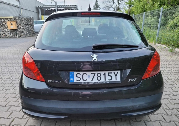 Peugeot 207 cena 12900 przebieg: 167200, rok produkcji 2009 z Częstochowa małe 56